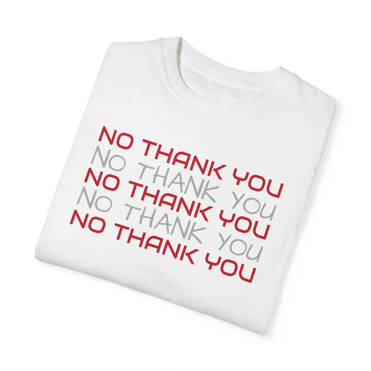 no thank you t-shirt