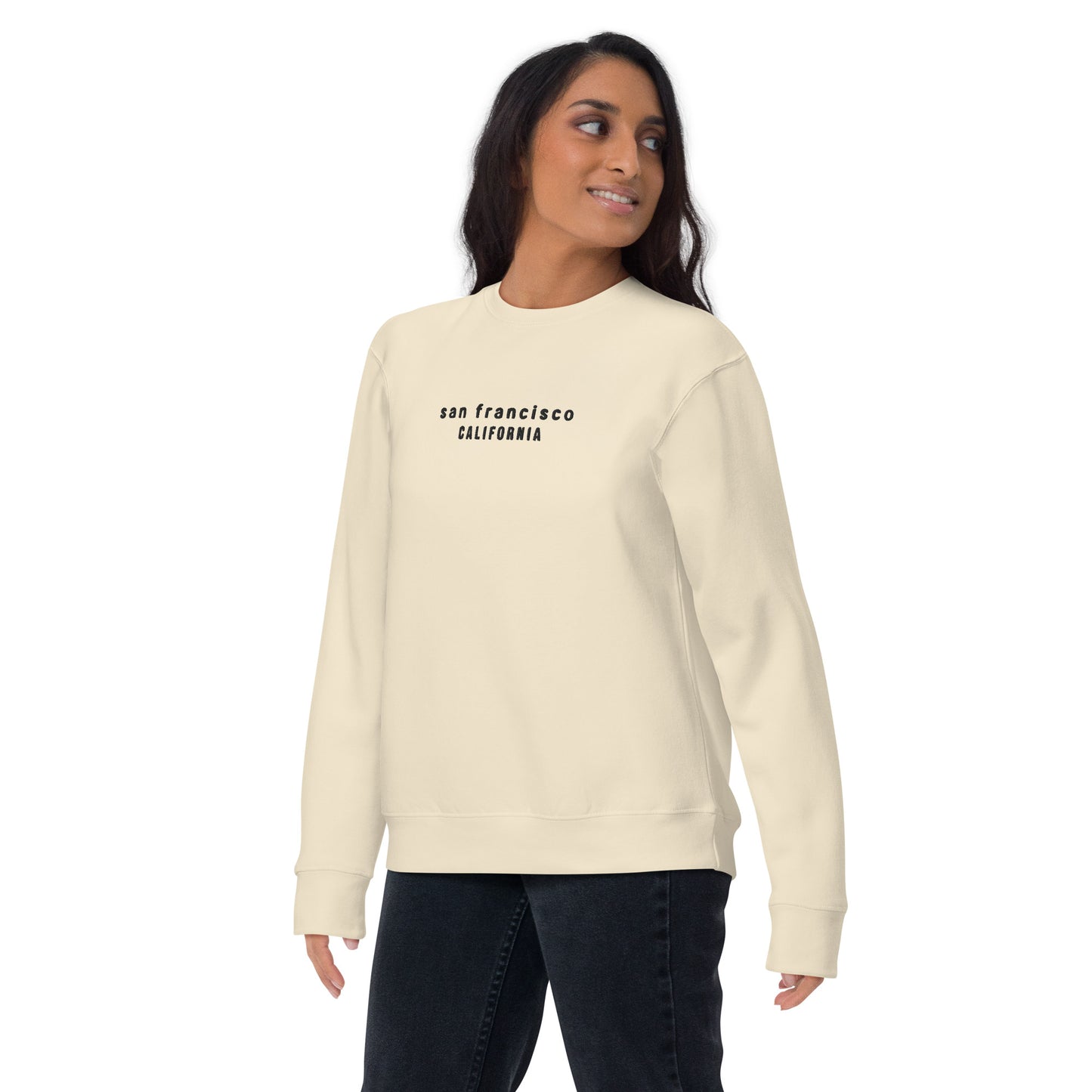 san francisco embroidered sweatshirt