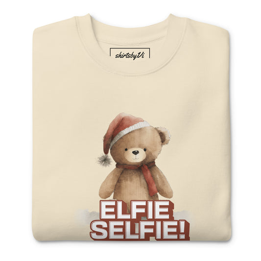 elfie selfie sweatshirt