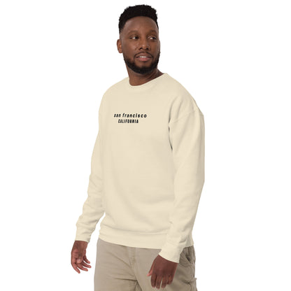 san francisco embroidered sweatshirt