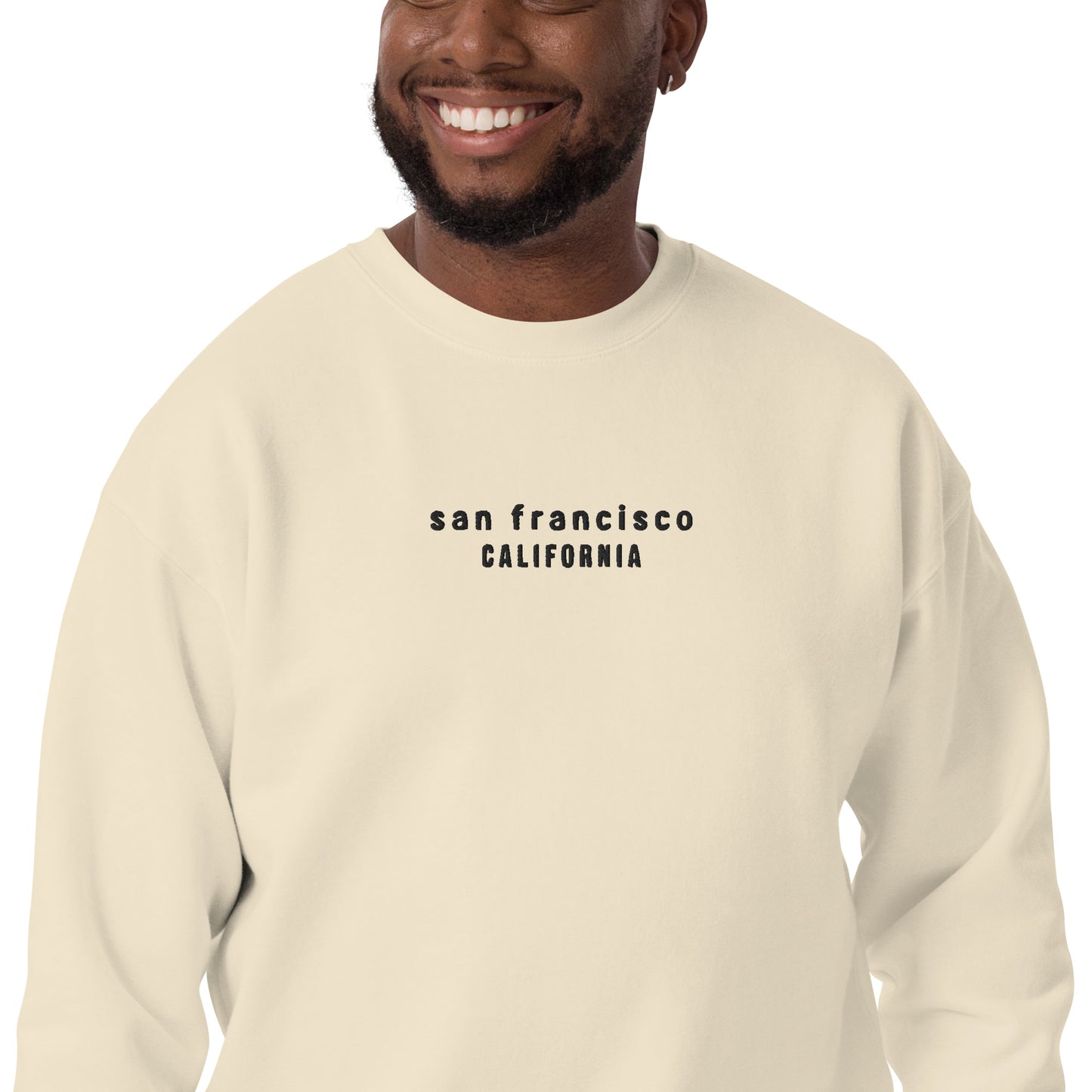 san francisco embroidered sweatshirt