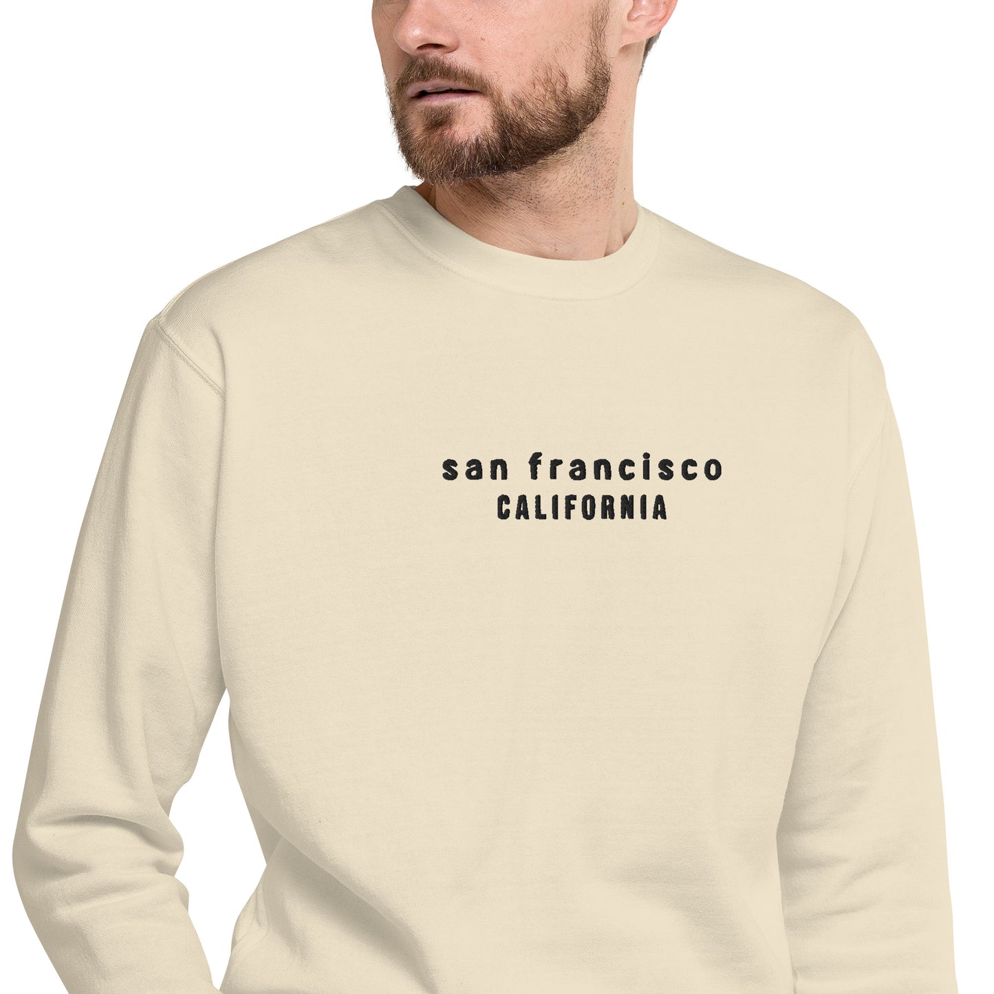 san francisco embroidered sweatshirt