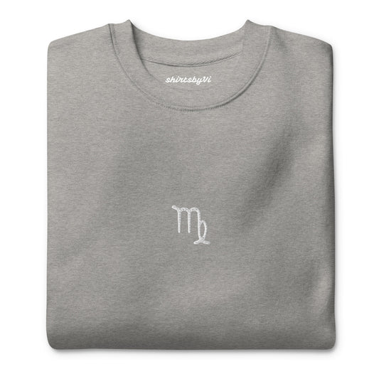 virgo embroidered sweater