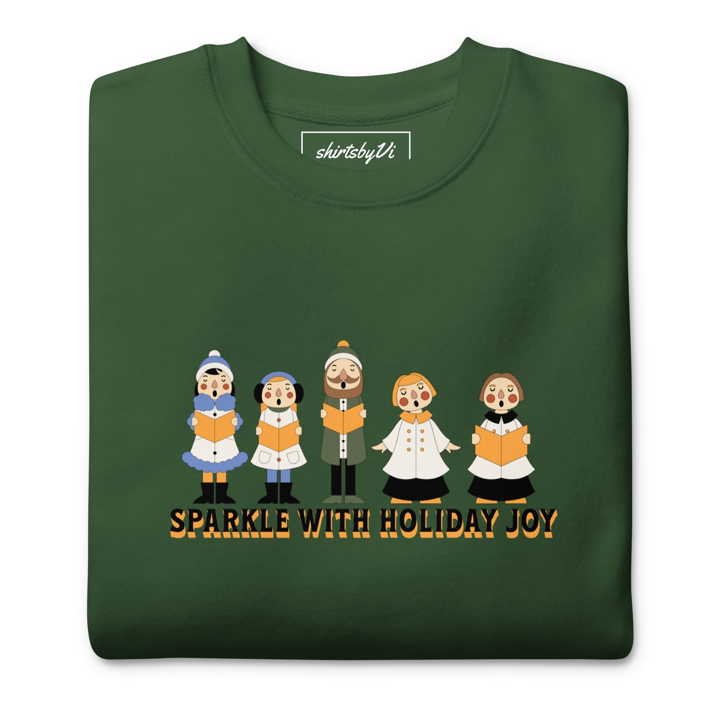 holiday choir sweatshirt