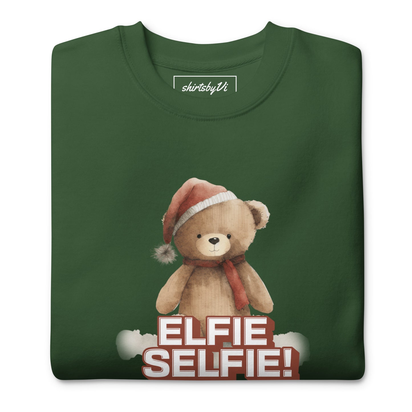 elfie selfie sweatshirt