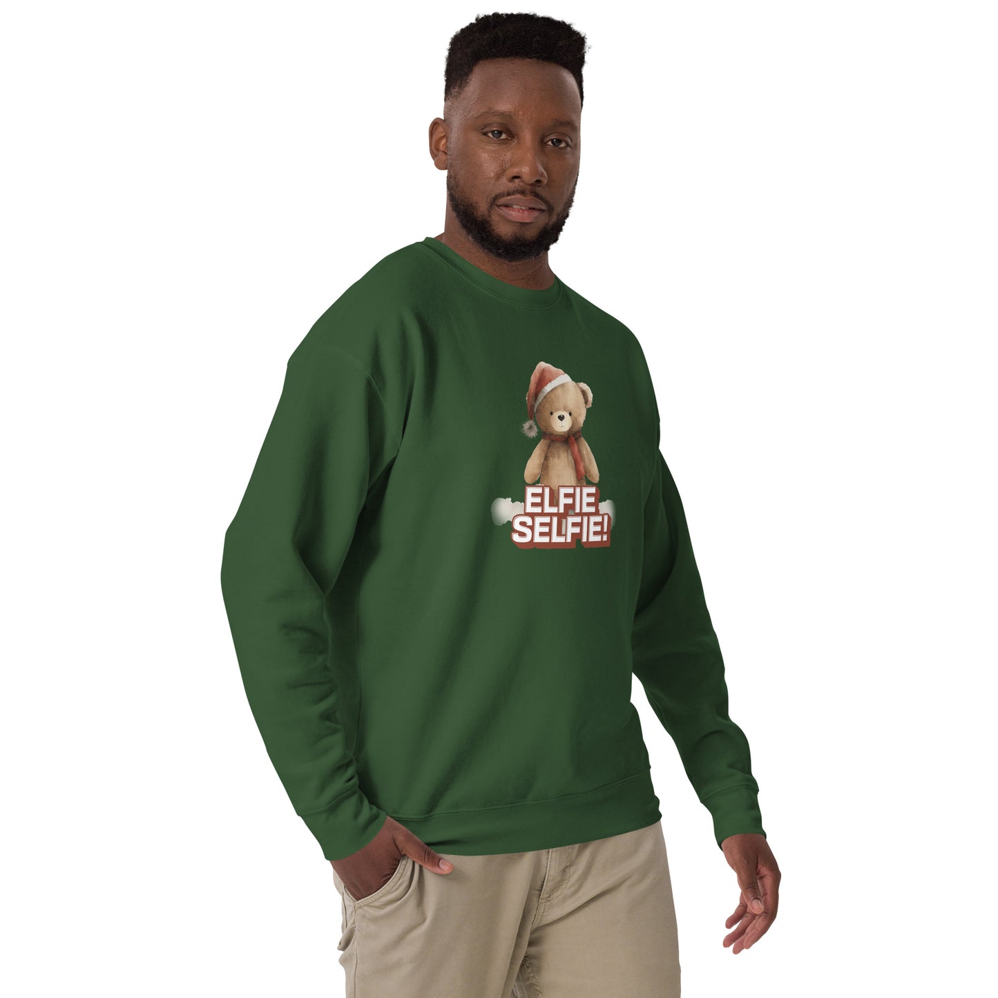 elfie selfie sweatshirt