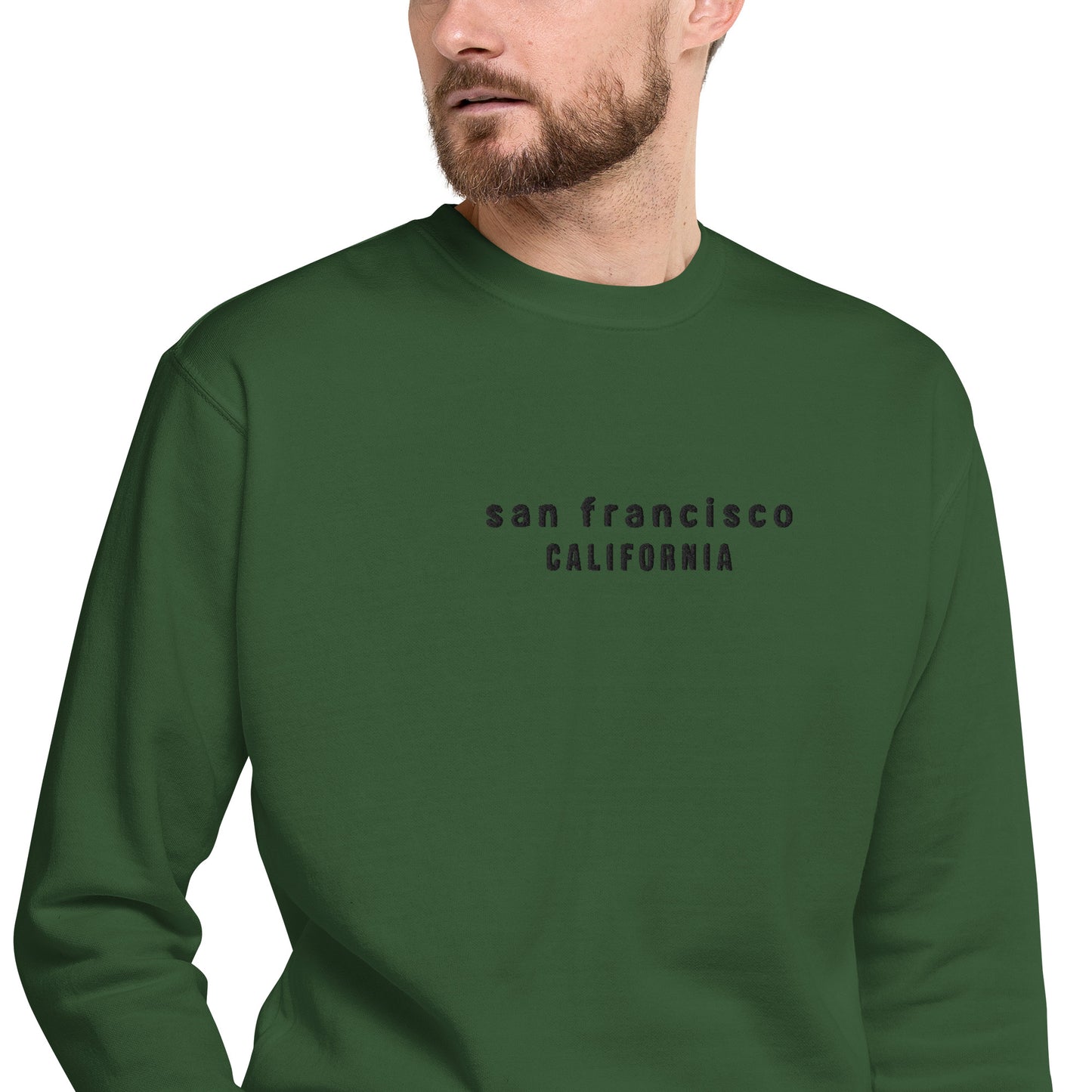 san francisco embroidered sweatshirt