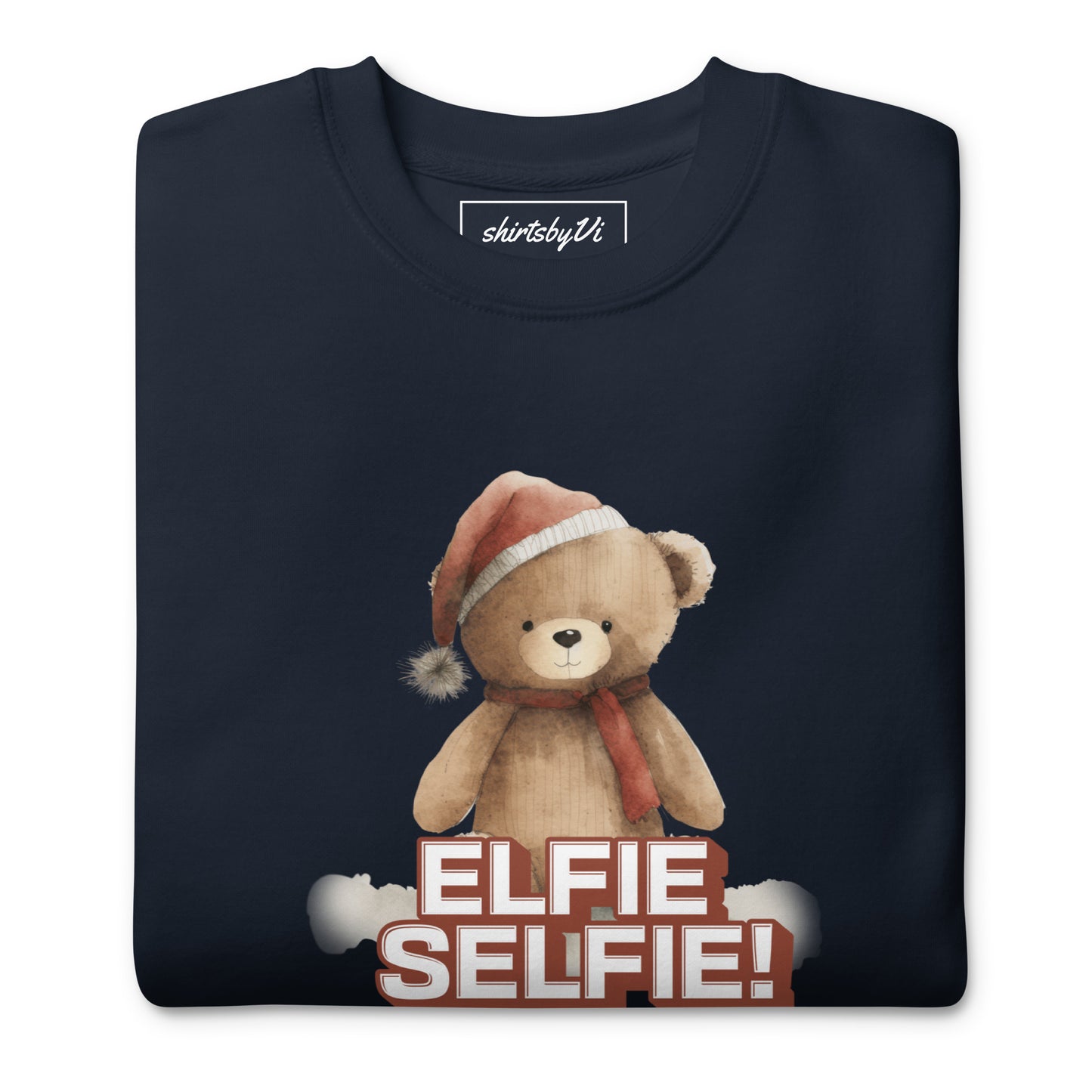 elfie selfie sweatshirt