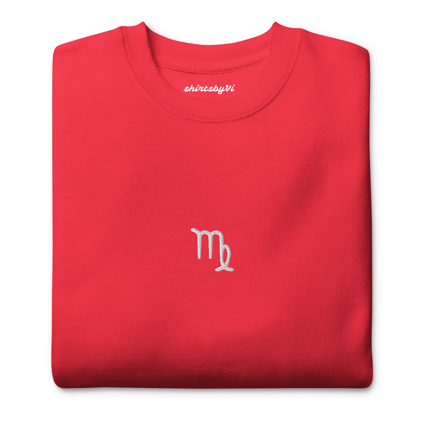 virgo embroidered sweater