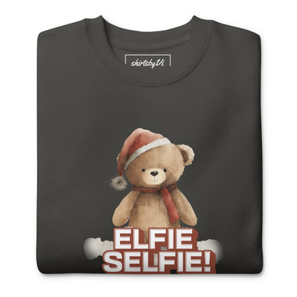 elfie selfie sweatshirt