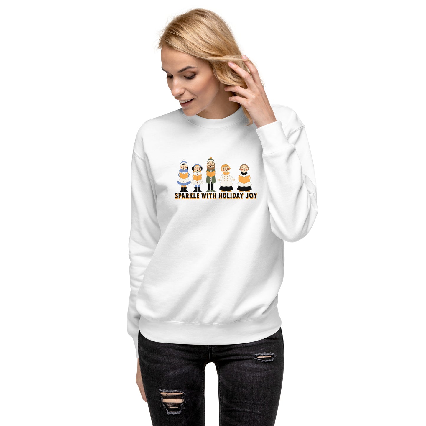 holiday choir sweatshirt