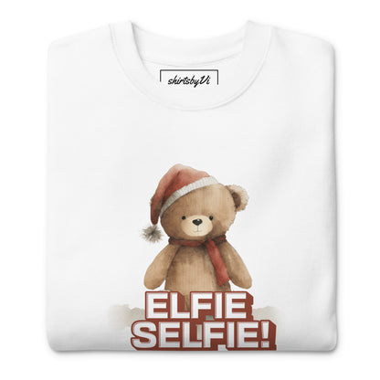 elfie selfie sweatshirt